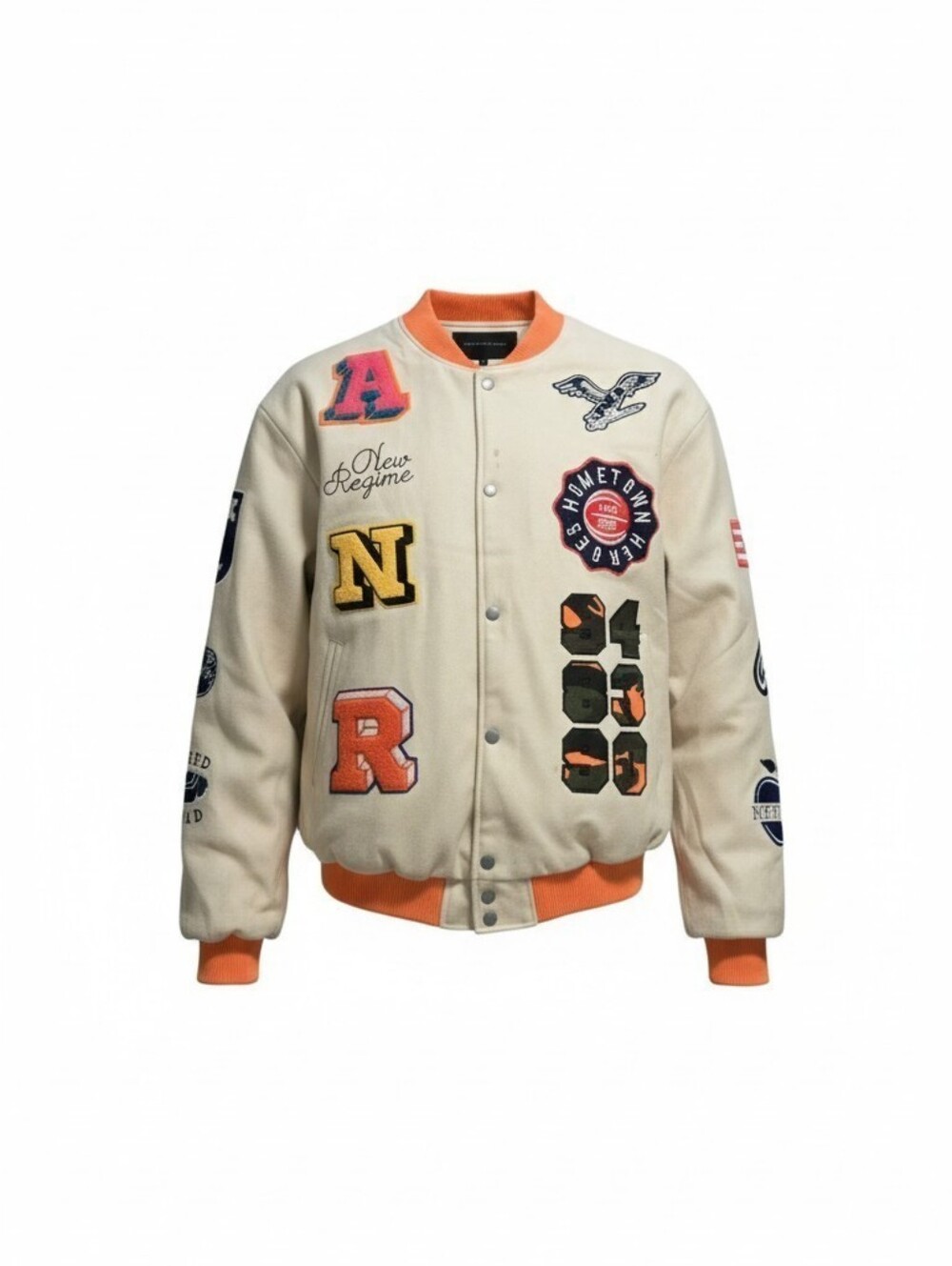 Atelier New Regime Birds of a Feather Varsity Jacket